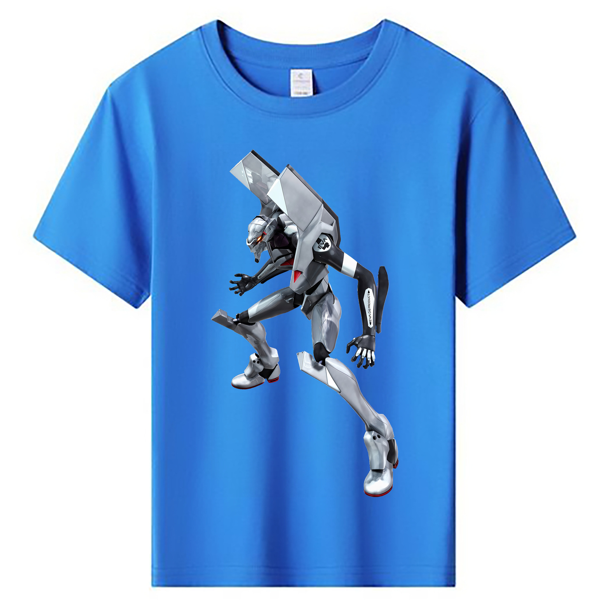 （画像用） EVA 新世紀エヴァンゲリオン 綿100％キッズTシャツ（フロントプリント）